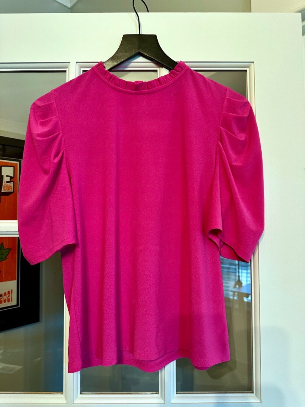 CeCe 3/4 Puff Sleeve Blouse - Picture 3 of 4